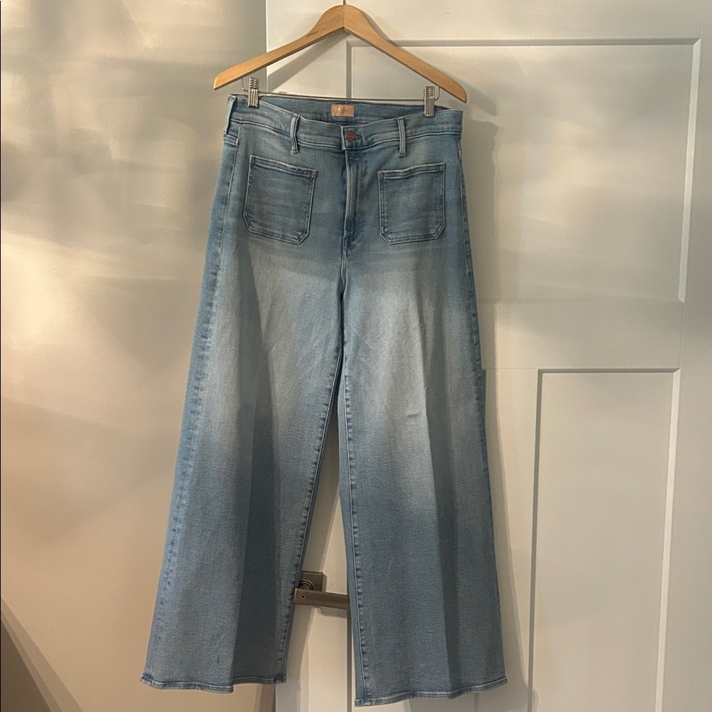 MOTHER Light Blue Flare Jeans